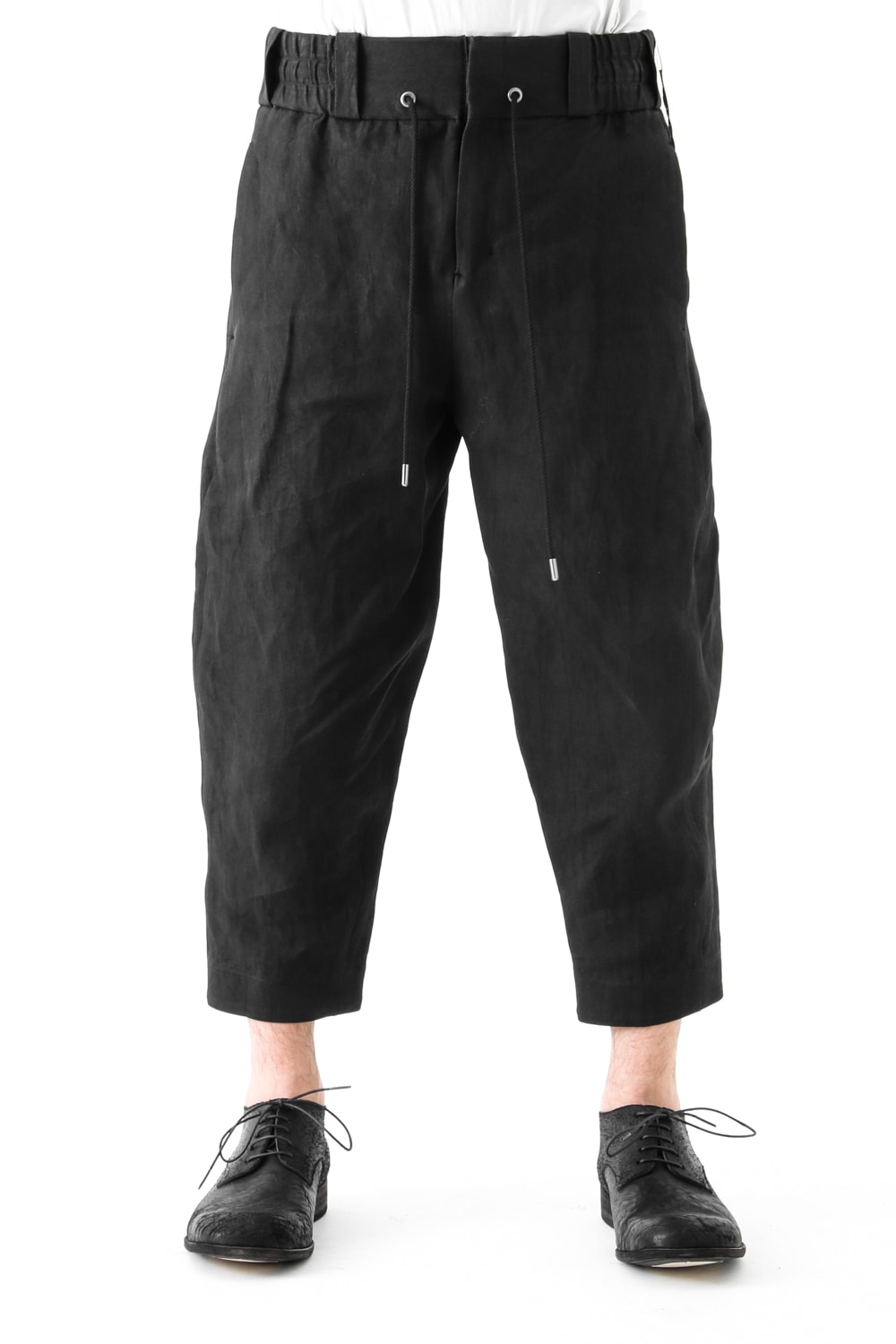 DEVOA - Cropped Pants Bio-processing Washi (Japanese Paper)  