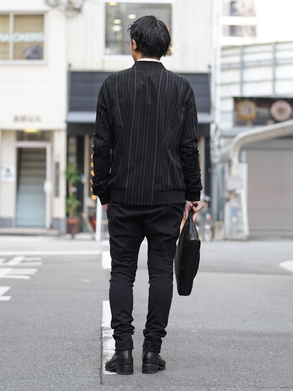 DEVOA 2017SS Random Stripe Cotton Jacket 03 DEVOA 2017SS Random Stripe Cotton Jacket 03