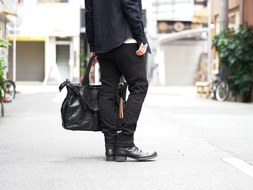 DEVOA 17SS High Neck Jacket GUIDI Calf Leather  08