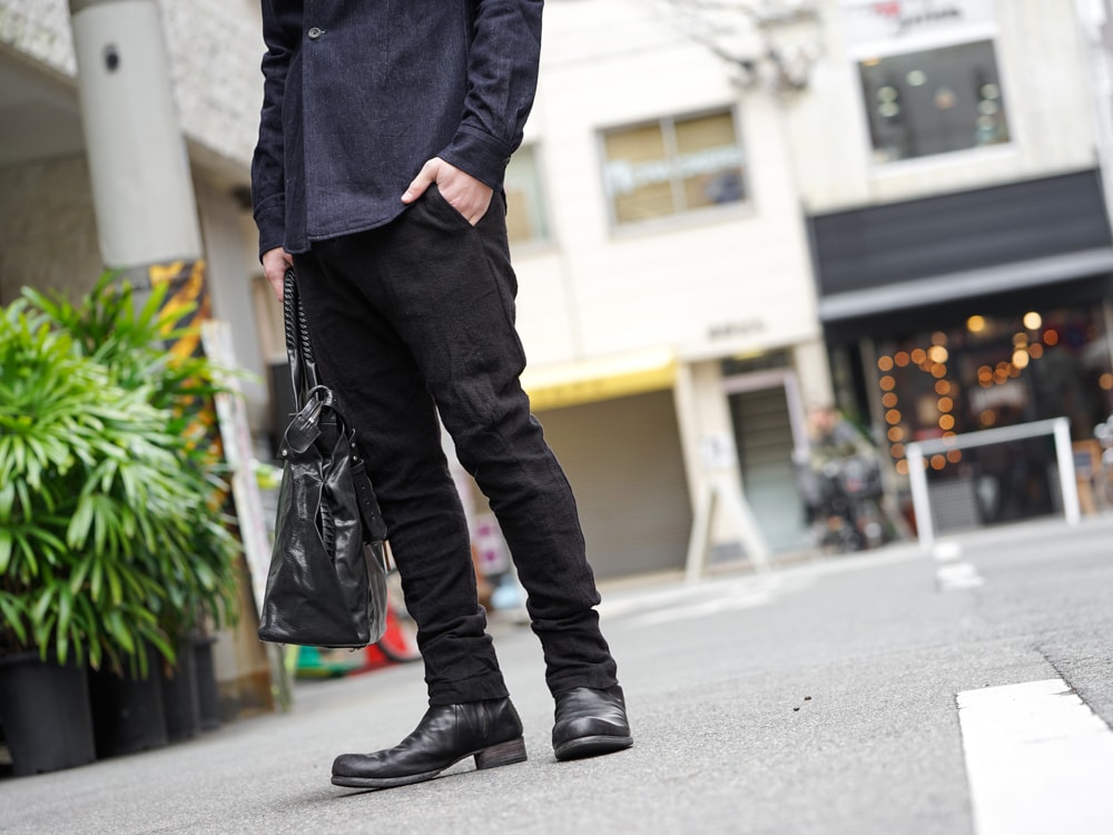 DEVOA 17SS High Neck Jacket GUIDI Calf Leather  07