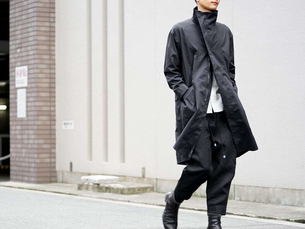 The Viridi-anne 17SS Weather Coat Devoa Washi cropped pants