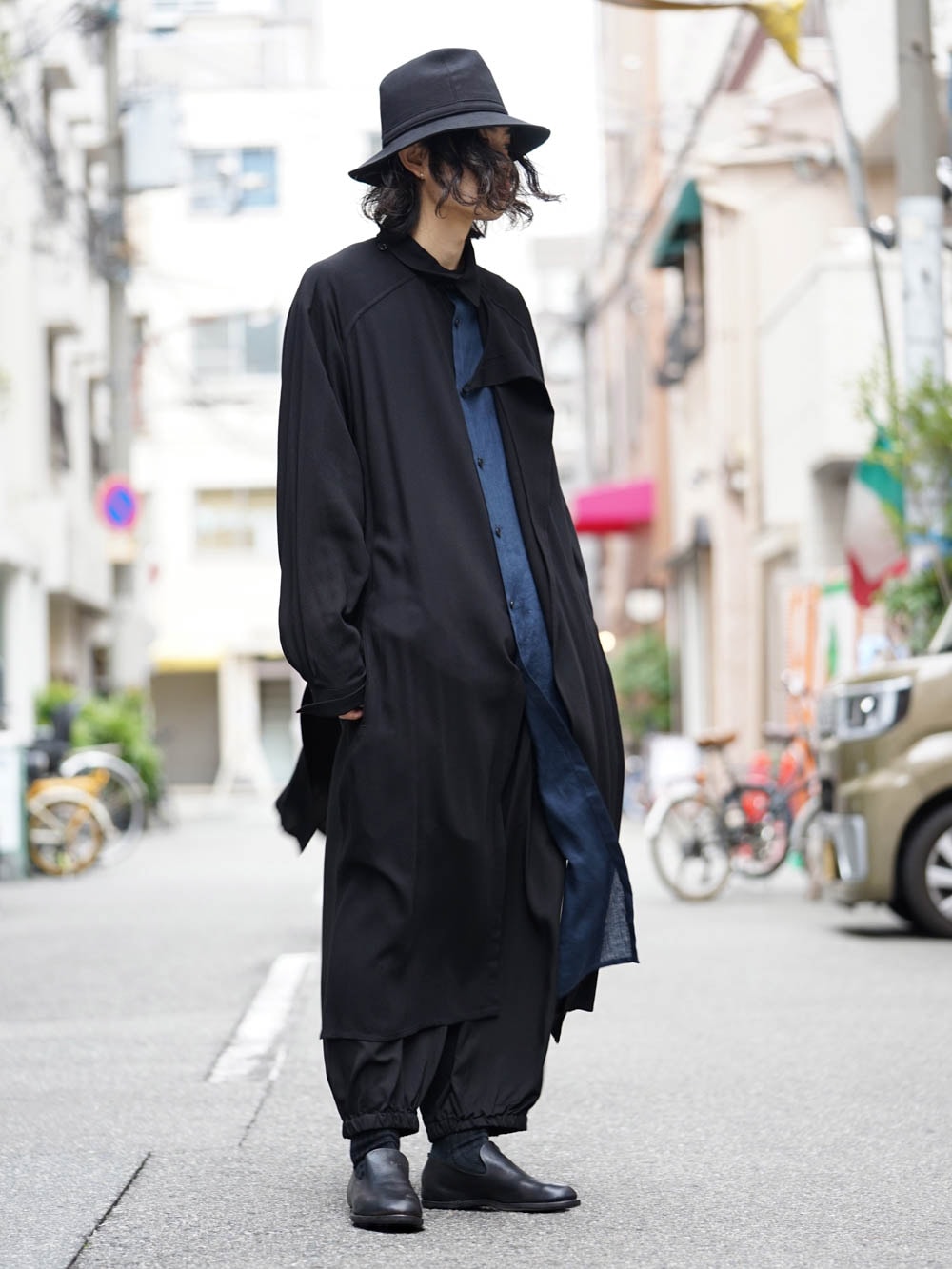 Yohji Yamamoto 2017 Spring Shirt Coat Style Yohji Yamamoto 2017 Spring Shirt Coat Style 01