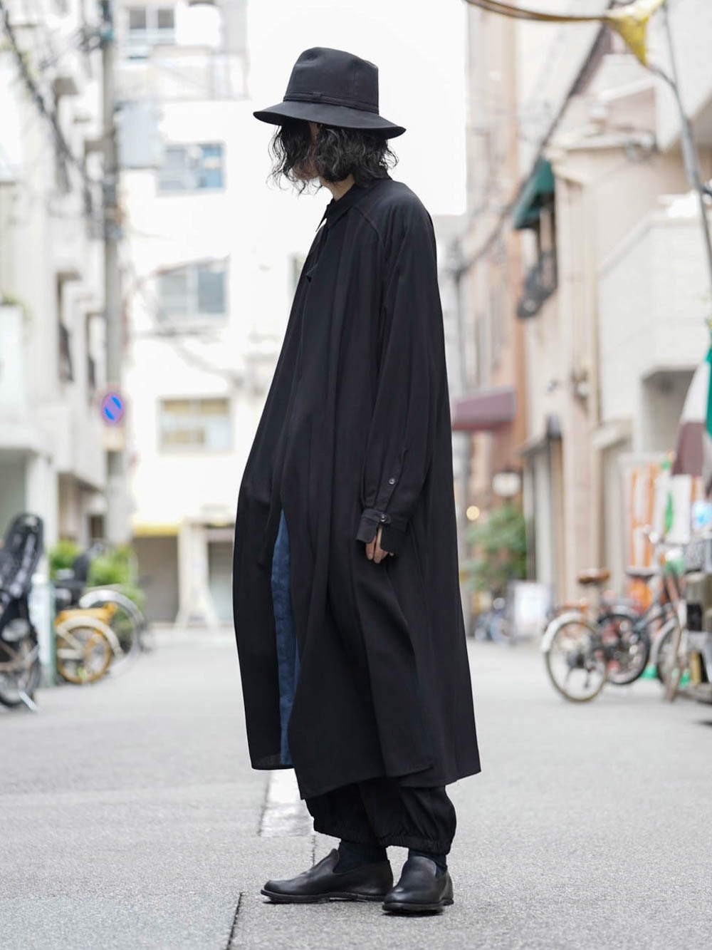 Yohji Yamamoto 2017 Spring Shirt Coat Style Yohji Yamamoto 2017 Spring Shirt Coat Style 01