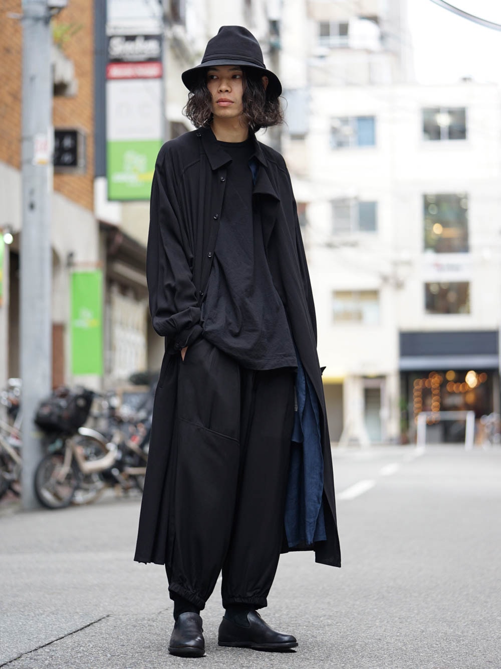 Yohji Yamamoto 2017 Spring Shirt Coat Style Yohji Yamamoto 2017 Spring Shirt Coat Style 01