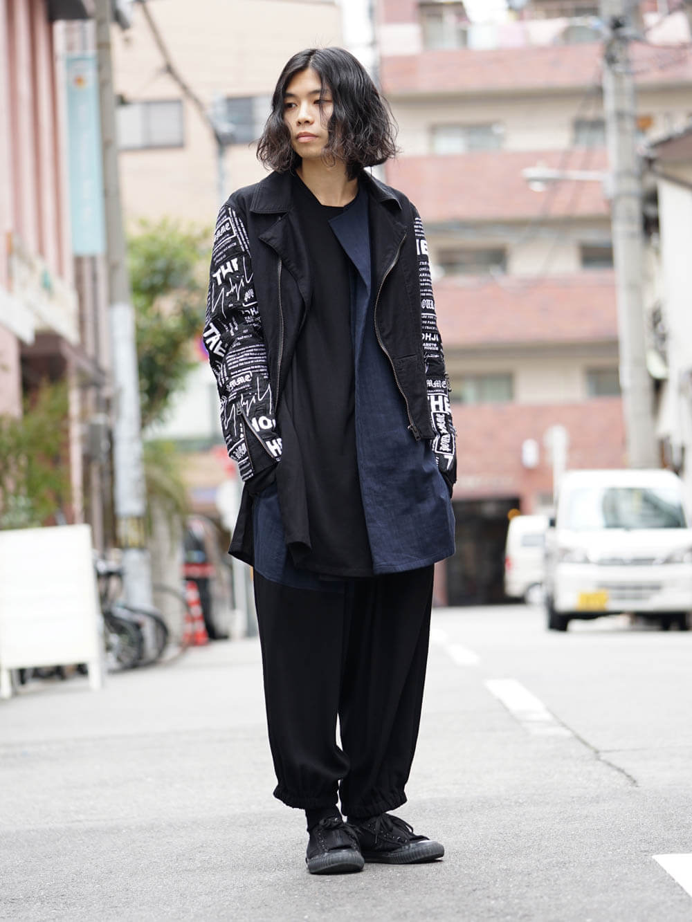 Yohji Yamamoto 2017 Spring BLUE×BLACK Style Yohji Yamamoto 2017 Spring BLUE×BLACK Style 02