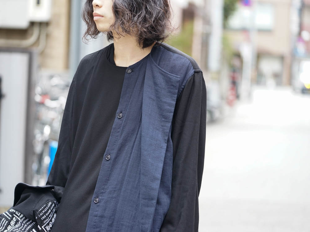 Yohji Yamamoto 2017 Spring BLUE×BLACK Style 05 Yohji Yamamoto 2017 Spring BLUE×BLACK Style 11