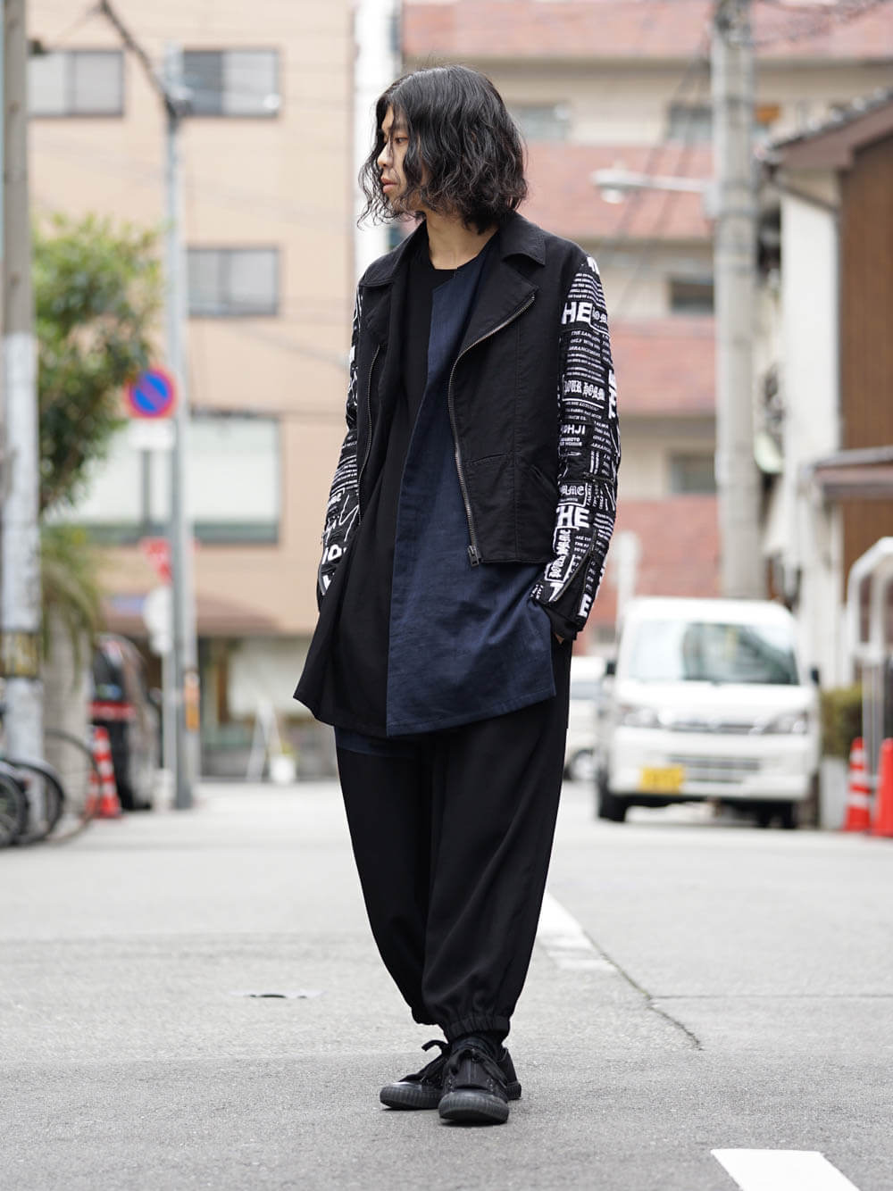 Yohji Yamamoto 2017 Spring BLUE×BLACK Style Yohji Yamamoto 2017 Spring BLUE×BLACK Style 03