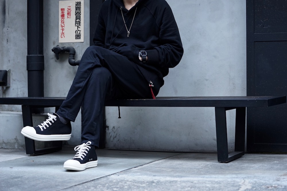 rick owens LOW SNEAKS レザー スニーカー-