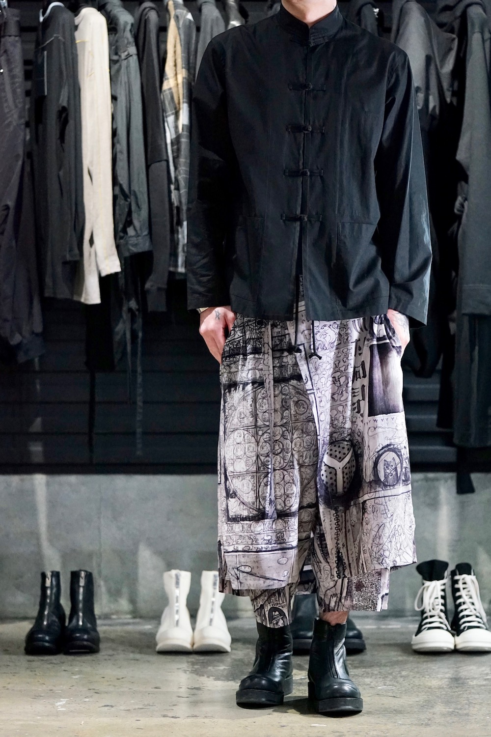 Ground Y 19S/S [ China Shirt styling ] - FASCINATE BLOG